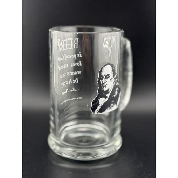 Benjamin Franklin Quote Beer Mug - Picture 6 of 6